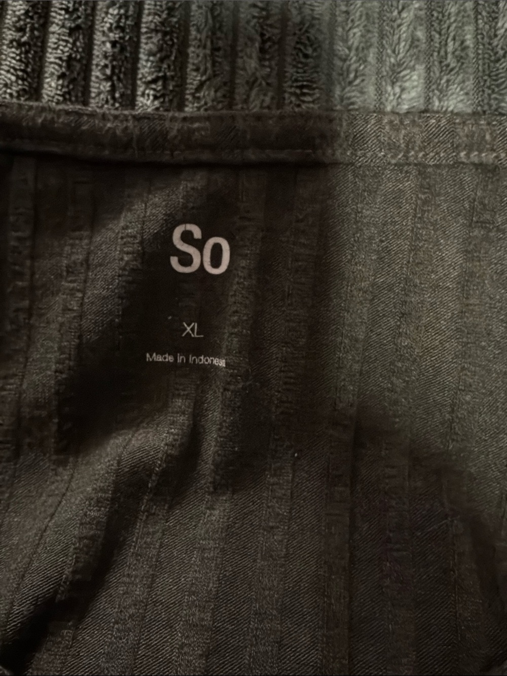 SO Black Ribbed Button-Front Cardigan - Picture 2 of 2